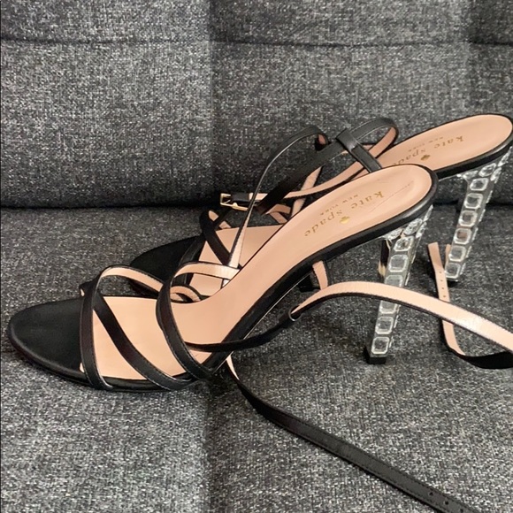 Kate Spade Block Mirror Heel Sandals - Picture 1 of 4